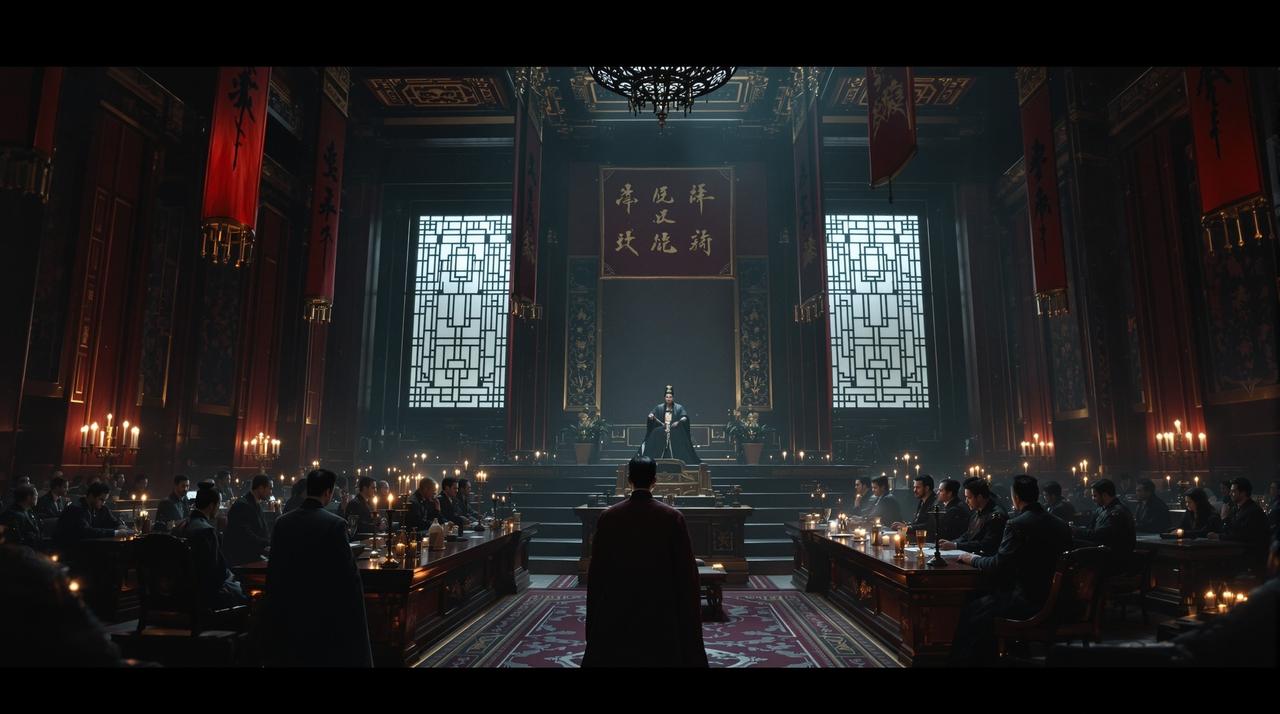 青苹果影院古装史诗巨制拍摄现场，华丽的宫殿场景与精美的服化道设计